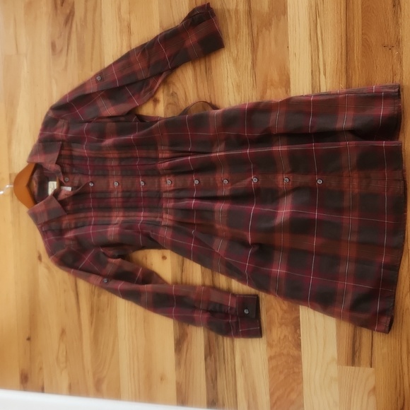 G. H BASS HERITAGE SHIRTINGS PLAID  SHIRT DRESS - Picture 4 of 12